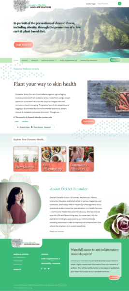 Decorative banner image for: Creating a subscription WordPress blog for health and wellness.